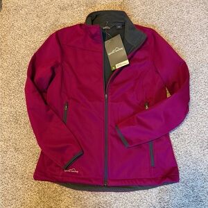 Eddie Bauer Magenta Softshell Jacket